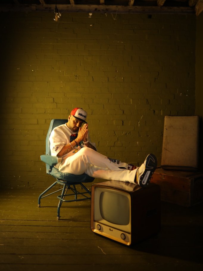 H Dhami Retro TV Photoshoot